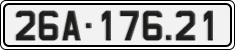 License plate of Vietnam, Cars