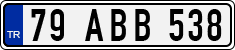 License plate of Turkey, Regular plates