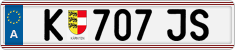 License plate of Austria, Regular plates
