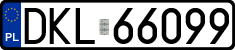 License plates of Poland, Regular car plates