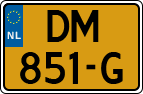 License plate of the Netherlands, Military