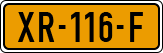 License plate of the Netherlands, Cars