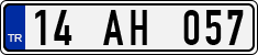 License plate of Turkey, Regular plates