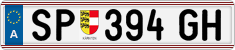 License plate of Austria, Regular plates