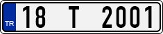 License plate of Turkey, Regular plates
