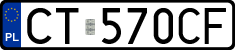 License plates of Poland, Regular car plates