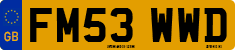 License plate of the United Kingdom, 2001 year system