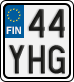 License plate of Finland, Motorcycles