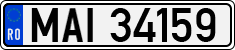 License plate of Romania, Ministry of Interior