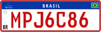 License plate of Brazil, Commercial vehicles (Mercosul)