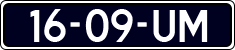 License plate of the Netherlands, Cars