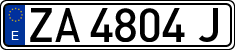 License plates of Spain, 1971 year series