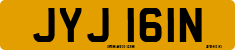 License plate of the United Kingdom, 1963 year system