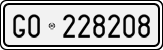 License plate of Italy, Cars (1927 year series)