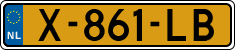 License plate of the Netherlands, Cars
