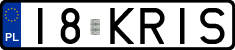 License plates of Poland, Vanity Plates