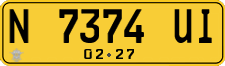 License plate of Indonesia, Commercial vehicles
