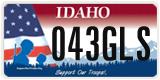 Idaho, Specialty plates