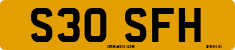 License plate of the United Kingdom, 1983 year system