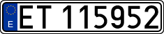 License plates of Spain, Official and military plates