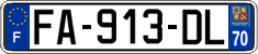 French license plate, SIV (ordinary)