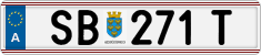 License plate of Austria, Regular plates