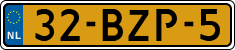 License plate of the Netherlands, Heavy Commercial Vehicles (1994 system)