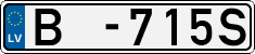 License plate of Latvia, Trailers