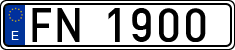 License plates of Spain, Official and military plates