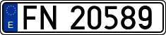 License plates of Spain, Official and military plates