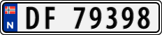 License plate of Norway, Cars