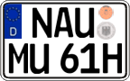 German license plate, Plates for oldtimers (type 