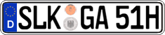 German license plate, Plates for oldtimers (type 