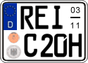 German license plate, Seasonal plates (Oldtimers)