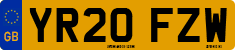License plate of the United Kingdom, 2001 year system