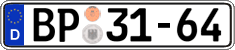 German license plate, Authorities and federal agencies