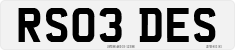 License plate of the United Kingdom, 2001 year system