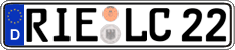 German license plate, Regular plates