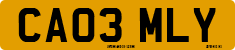 License plate of the United Kingdom, 2001 year system