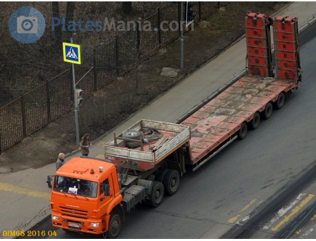 р614нт777, KamAZ 6522