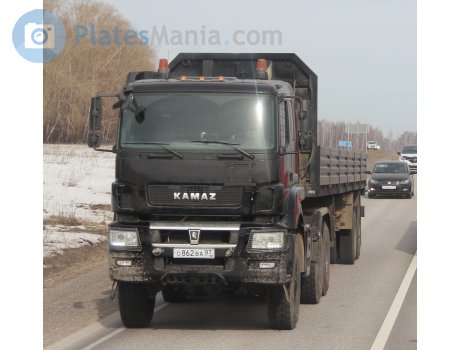 о862ва87, KamAZ 6580