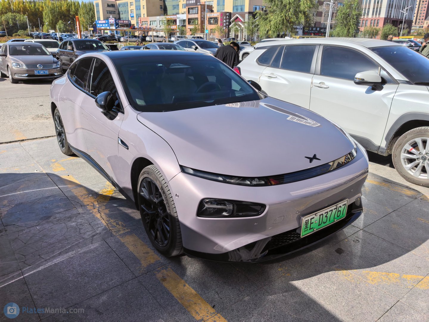 黑E·D37767, XPeng P7 1st gen i, facelift, 2023–
