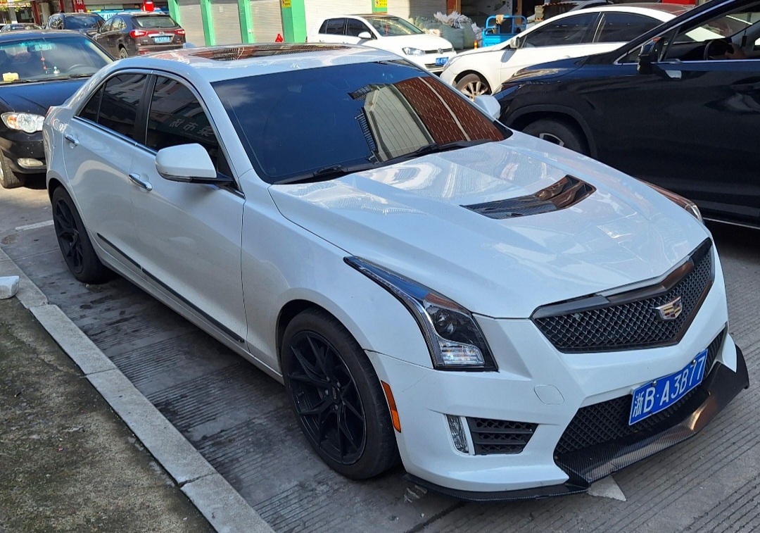 浙B·A3B77, Cadillac ATS 1st gen ATS-L (Alpha; CN-market), facelift, 2014–2019