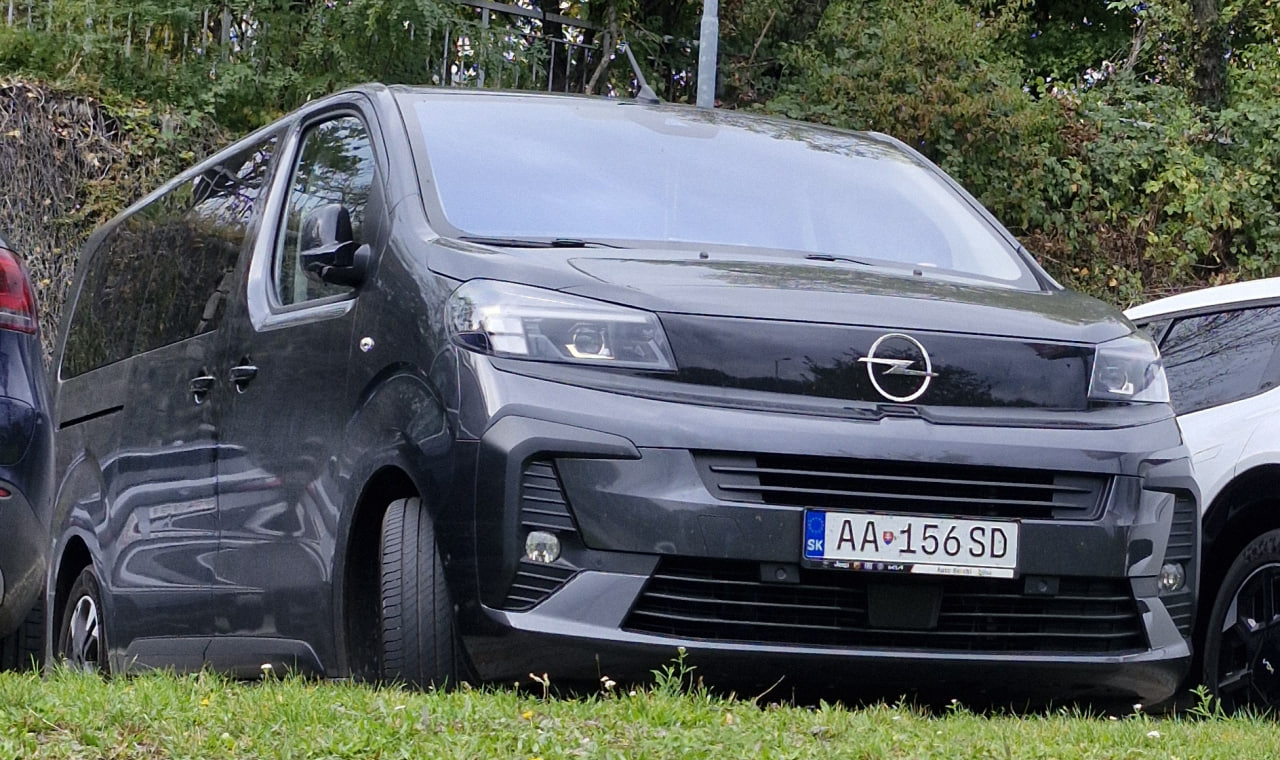 AA 156SD, Opel Zafira Life 1st gen (K0), facelift, 2024–