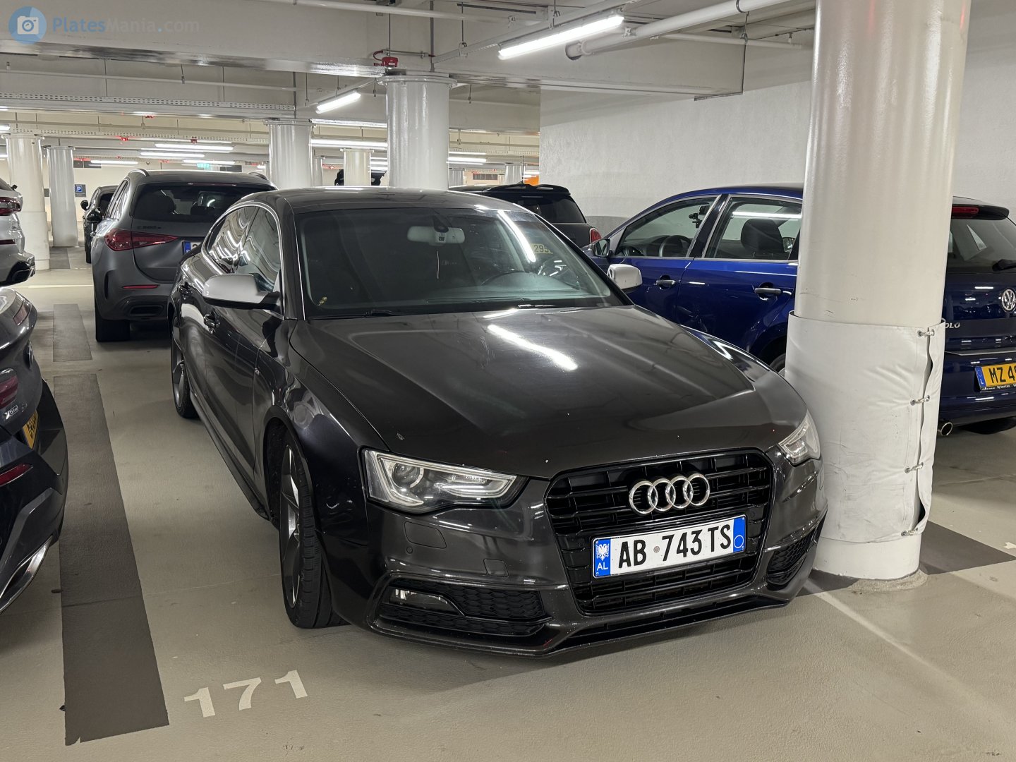 AB 743 TS, Audi A5 1st gen Sportback (B8/8TA), facelift, 2011–2016