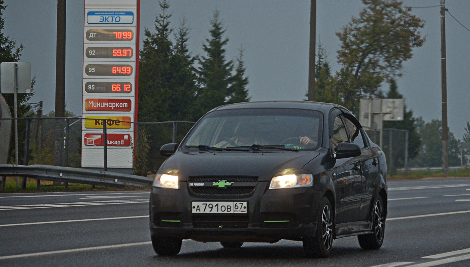 а 791 ов 67, Chevrolet Aveo 1st gen Sedan (T250), facelift, 2006–2016