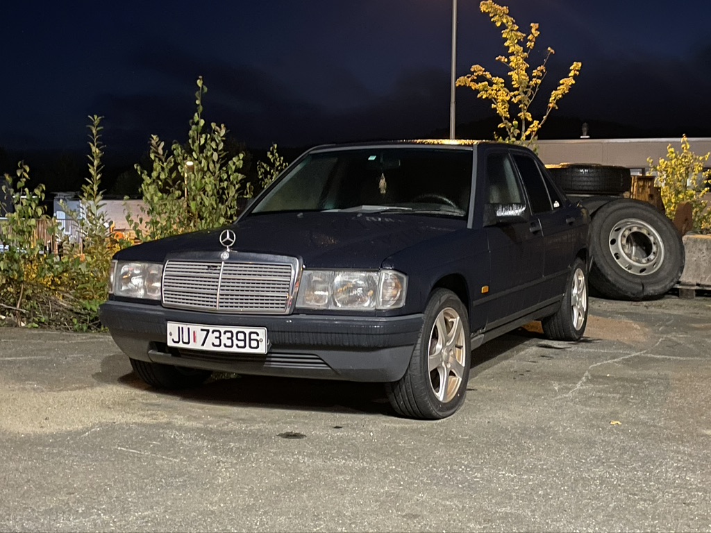 JU 73396, Mercedes-Benz C-Klasse 190 Sedan (W201), 1982–1993