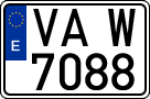 License plates of Spain, 1971 year series