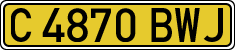 License plates of Spain, Specialty plates