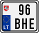 License plate of Lithuania, Mopeds